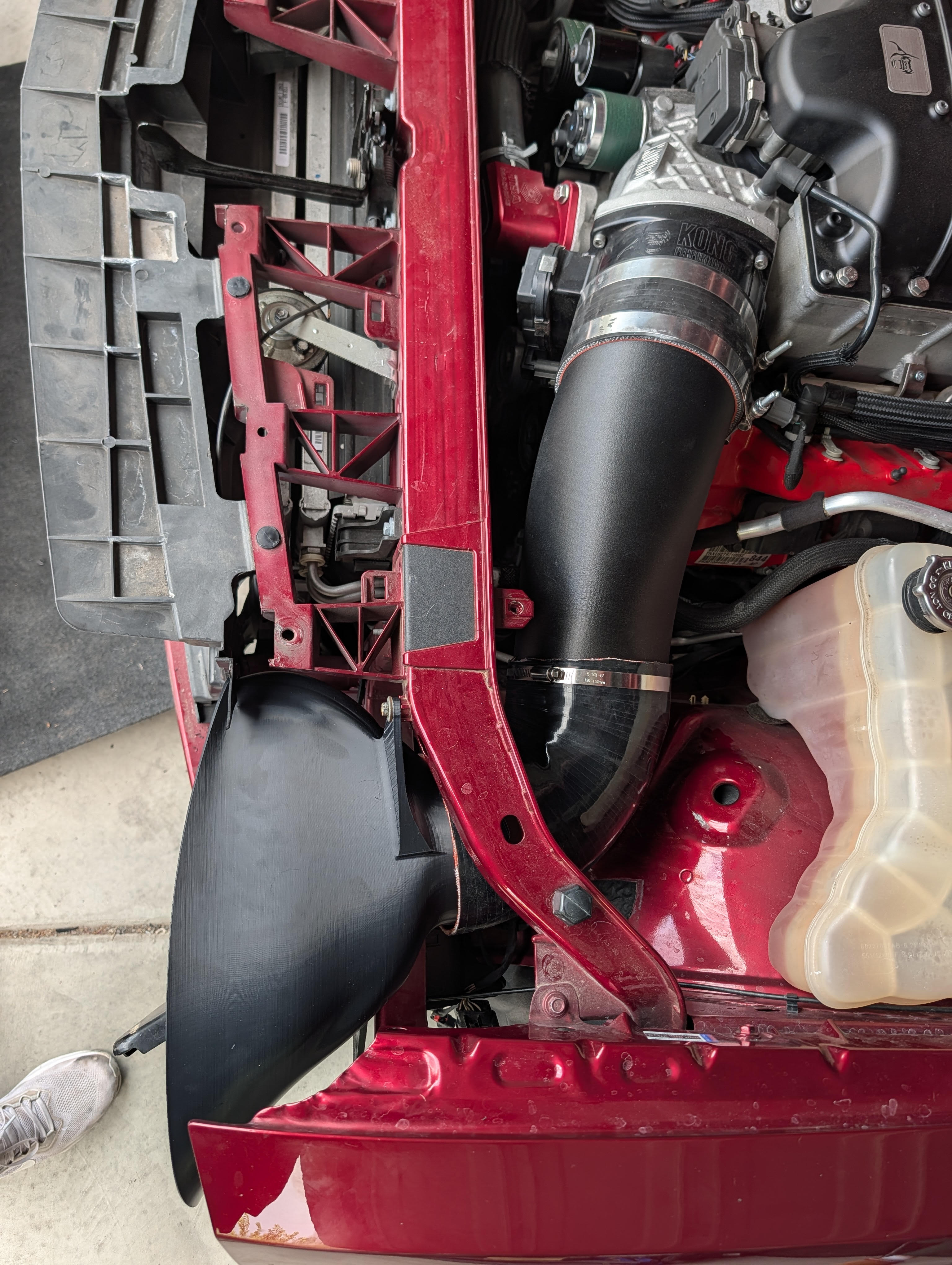 Dodge Challenger Hellcat/Superstock/Demon Headlight Duct and Intake Tube Tuner Kit